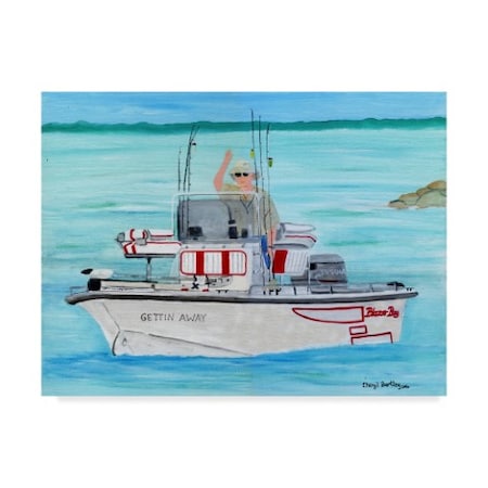 Trademark Fine Art Cheryl Bartley 'Gettin Away Blazer Bay' Canvas Art, 24x32 ALI41046-C2432GG